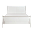Mayville White King Sleigh Bed by Homelegance at Eve Furniture