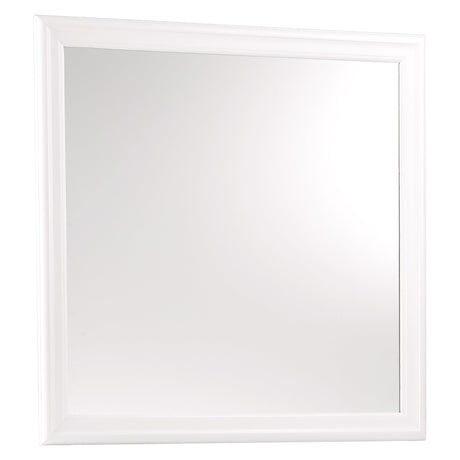 Mayville White Mirror (Mirror Only) by Homelegance at Eve Furniture