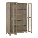 McKewen Gray Curio by Homelegance at Eve Furniture