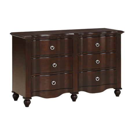 Meghan Espresso Dresser by Homelegance at Eve Furniture