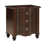 Meghan Espresso Nightstand by Homelegance at Eve Furniture