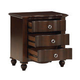 Meghan Espresso Nightstand by Homelegance at Eve Furniture