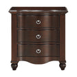 Meghan Espresso Nightstand by Homelegance at Eve Furniture