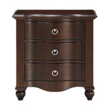 Meghan Espresso Nightstand by Homelegance at Eve Furniture