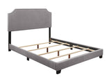 Miranda Gray King Upholstered Bed by Homelegance at Eve Furniture
