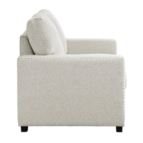 Morelia Beige Loveseat by Homelegance at Eve Furniture