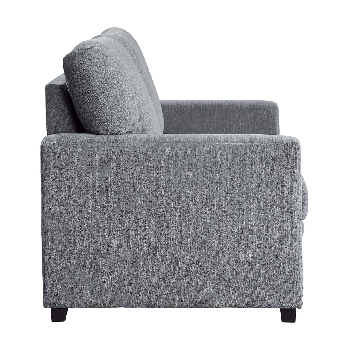 Morelia Dark Gray Loveseat by Homelegance at Eve Furniture