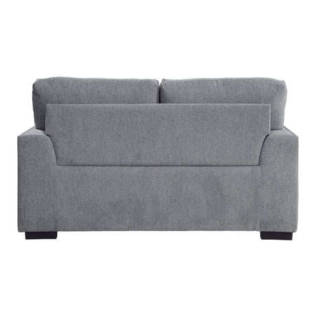 Morelia Dark Gray Loveseat by Homelegance at Eve Furniture