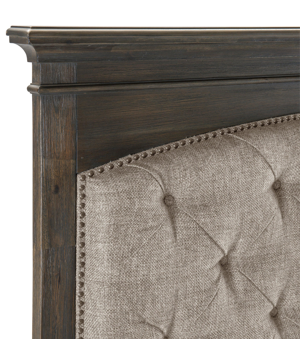 Motsinger Brown King Upholstered Panel Bed by Homelegance at Eve Furniture