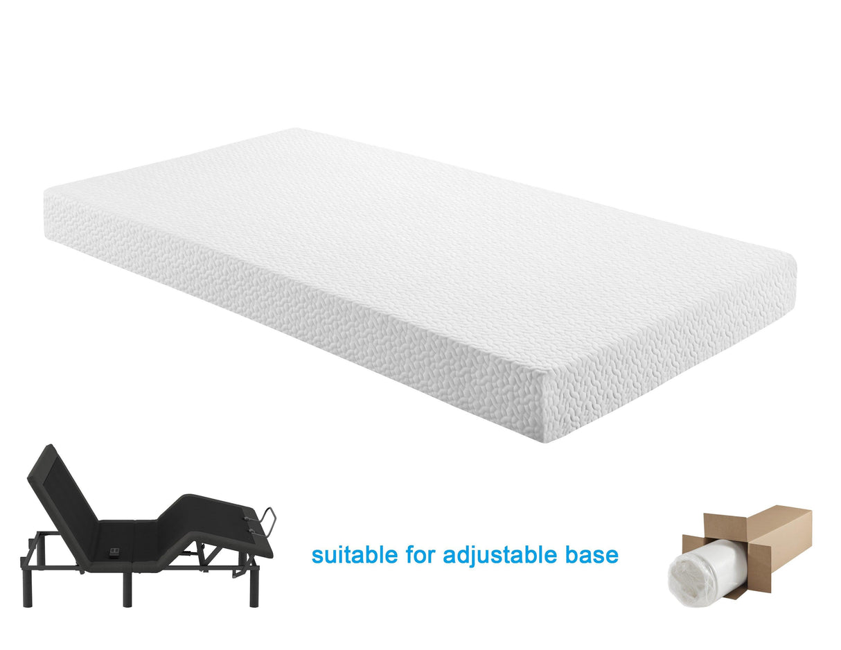 MT-G10T 10" Twin Gel-Infused Memory Foam Mattress by Homelegance at Eve Furniture