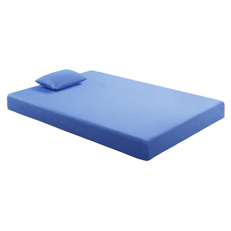 MT-PG07BLF 7" Blue Full Gel-Infused Memory Foam Mattress Set by Homelegance at Eve Furniture