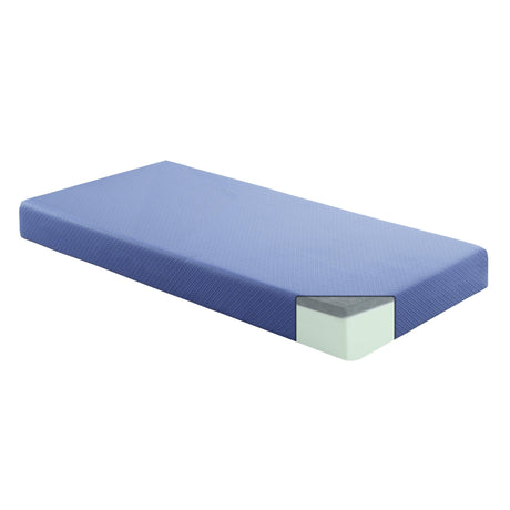 MT-PG07BLT 7" Blue Twin Gel-Infused Memory Foam Mattress Set by Homelegance at Eve Furniture