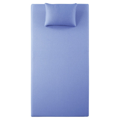 MT-PG07BLT 7" Blue Twin Gel-Infused Memory Foam Mattress Set by Homelegance at Eve Furniture