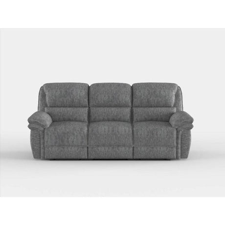 Muirfield Gray Double Reclining Sofa by Homelegance at Eve Furniture