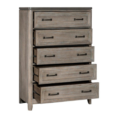 Newell Light Brown Chest by Homelegance at Eve Furniture