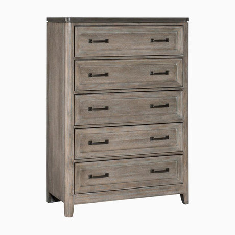 Newell Light Brown Chest by Homelegance at Eve Furniture