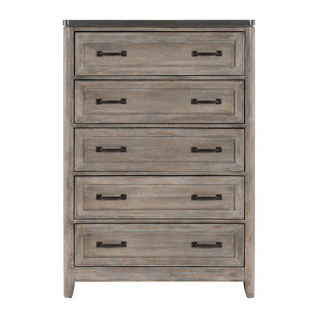Newell Light Brown Chest by Homelegance at Eve Furniture