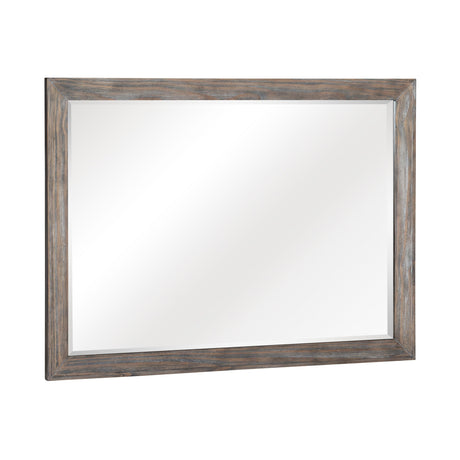 Newell Light Brown Mirror (Mirror Only) by Homelegance at Eve Furniture