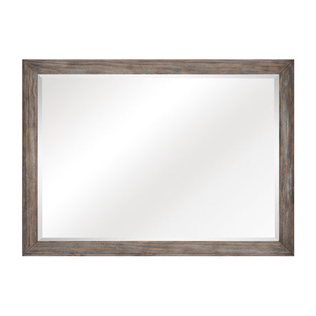 Newell Light Brown Mirror (Mirror Only) by Homelegance at Eve Furniture