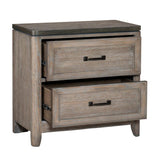 Newell Light Brown Nightstand by Homelegance at Eve Furniture