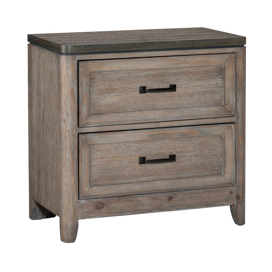 Newell Light Brown Nightstand by Homelegance at Eve Furniture