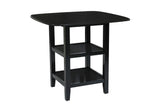 Norman Black 5-Piece Counter Height Set by Homelegance at Eve Furniture