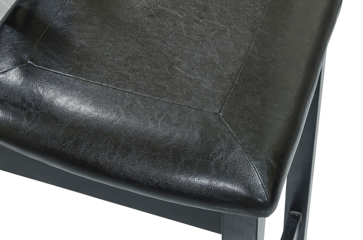 Norman Black 5-Piece Counter Height Set by Homelegance at Eve Furniture