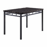 Olney Black/Dark Brown 5-Piece Dining Set by Homelegance at Eve Furniture