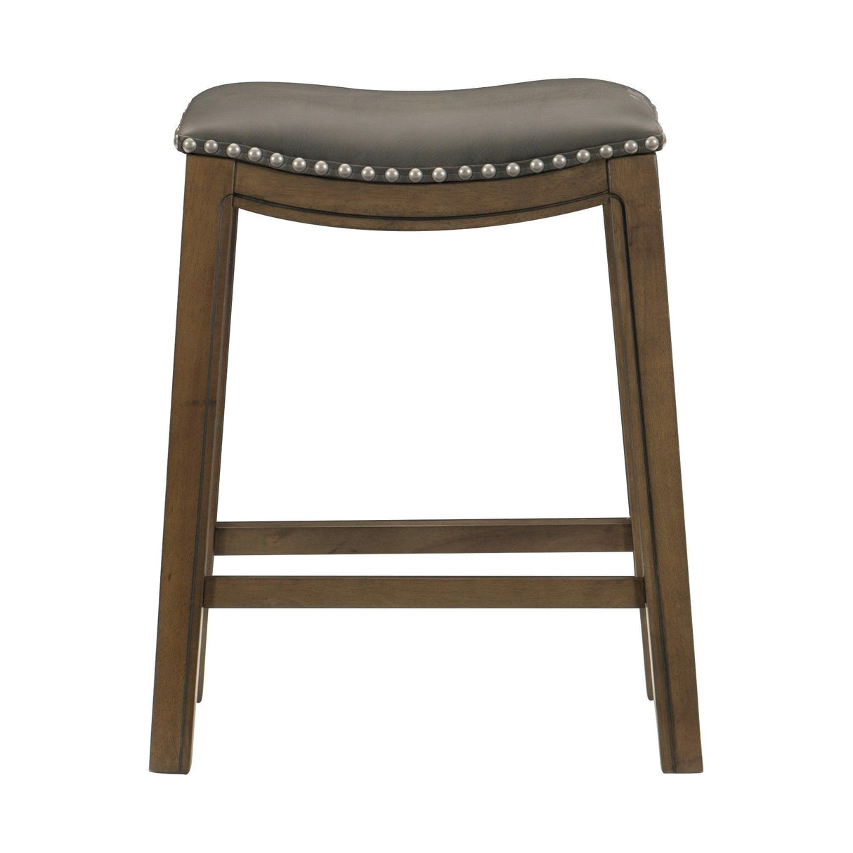 Ordway Gray/Brown Counter Height Stool, Gray by Homelegance at Eve Furniture