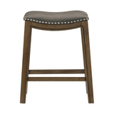 Ordway Gray/Brown Counter Height Stool, Gray by Homelegance at Eve Furniture