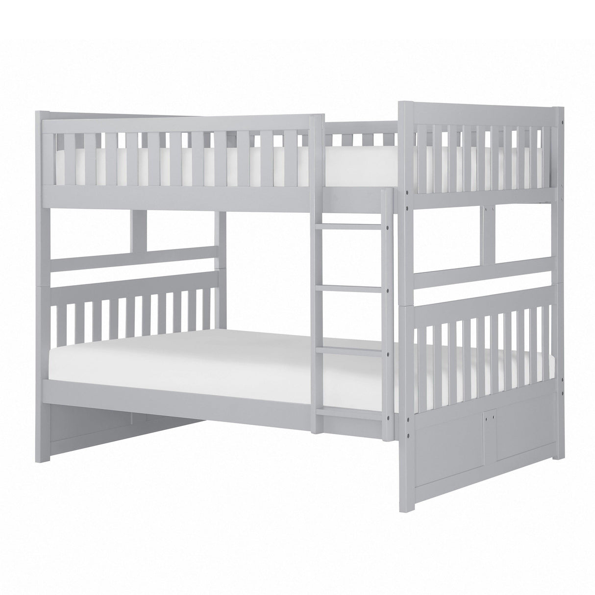 Orion Gray Full/Full Bunk Bed by Homelegance at Eve Furniture