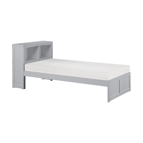 Orion Gray Twin Bookcase Bed by Homelegance at Eve Furniture