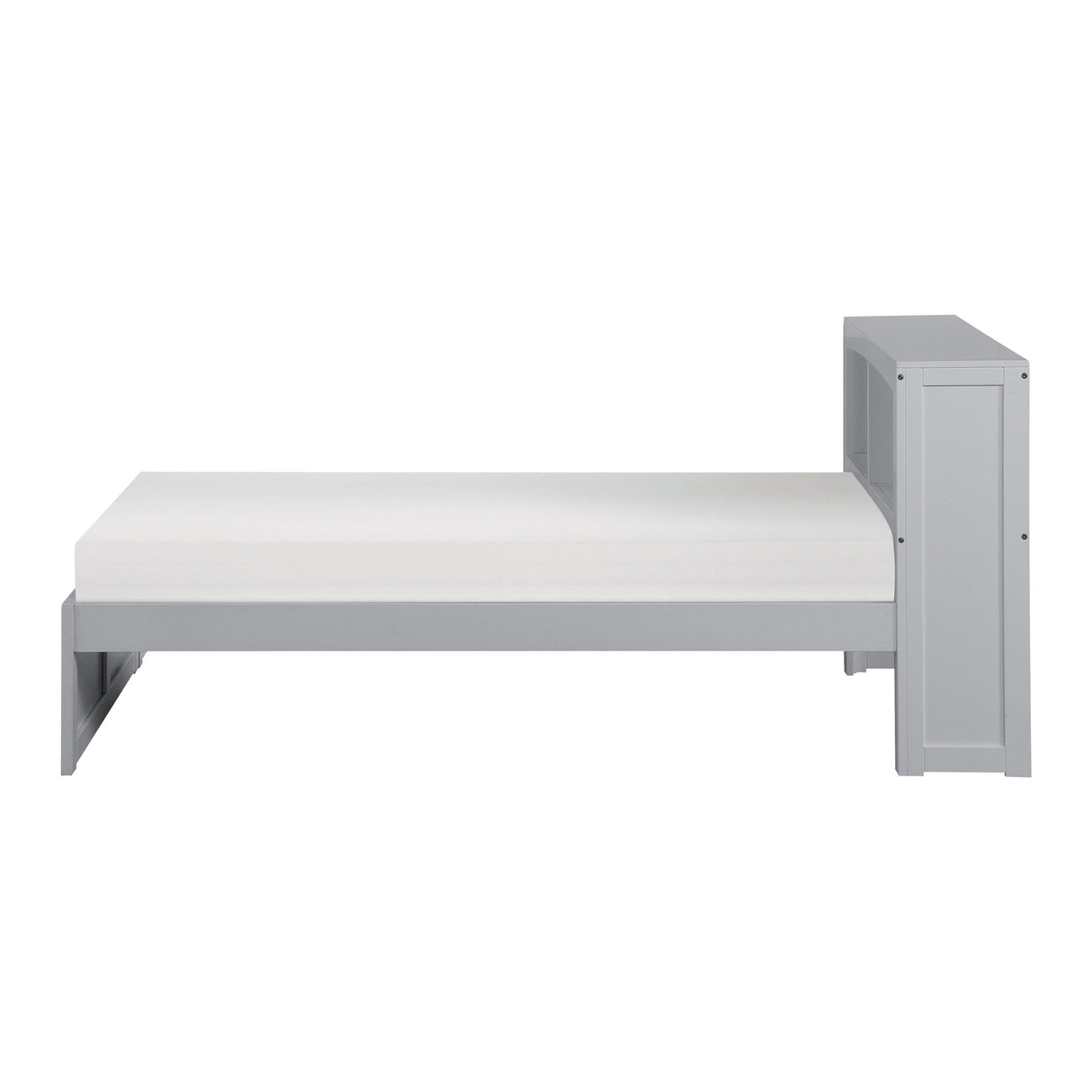 Orion Gray Twin Bookcase Bed by Homelegance at Eve Furniture