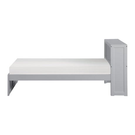 Orion Gray Twin Bookcase Bed by Homelegance at Eve Furniture