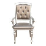 Orsina Silver Arm Chair, Set of 2 by Homelegance at Eve Furniture