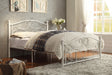 Pallina White Full Metal Platfom Bed by Homelegance at Eve Furniture