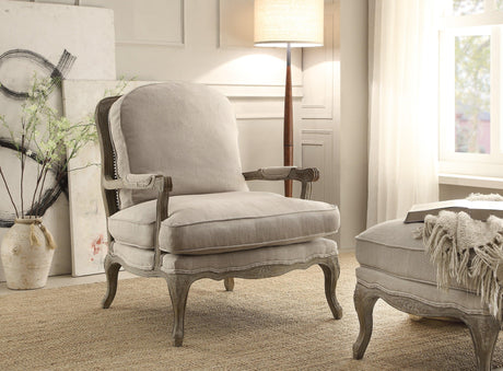 Parlier Gray Weathered Accent Chair by Homelegance at Eve Furniture