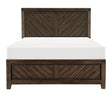 Parnell Rustic King Panel Bed by Homelegance at Eve Furniture