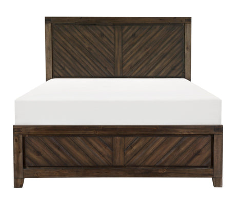Parnell Rustic King Panel Bed by Homelegance at Eve Furniture