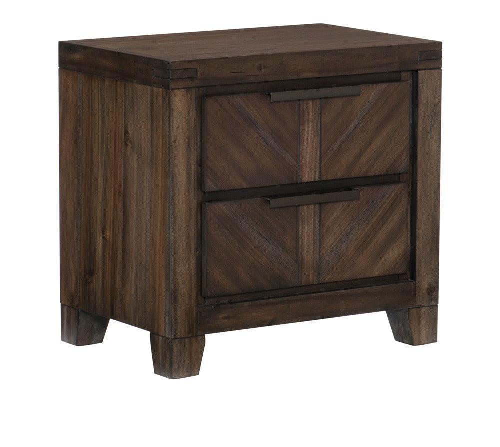 Parnell Rustic Nightstand by Homelegance at Eve Furniture