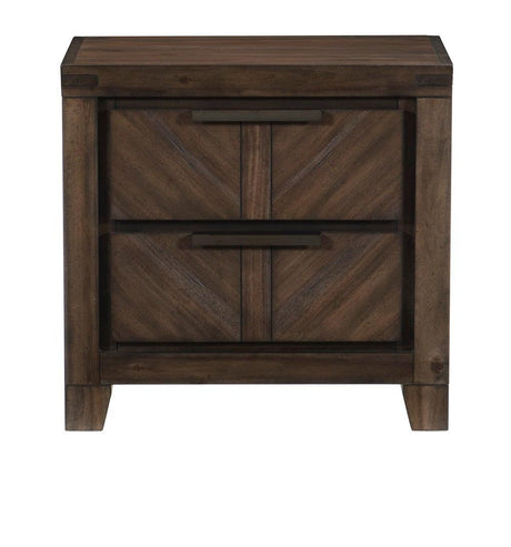 Parnell Rustic Nightstand by Homelegance at Eve Furniture