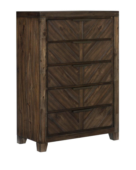 Parnell Rustic Panel Bedroom Set by Homelegance at Eve Furniture