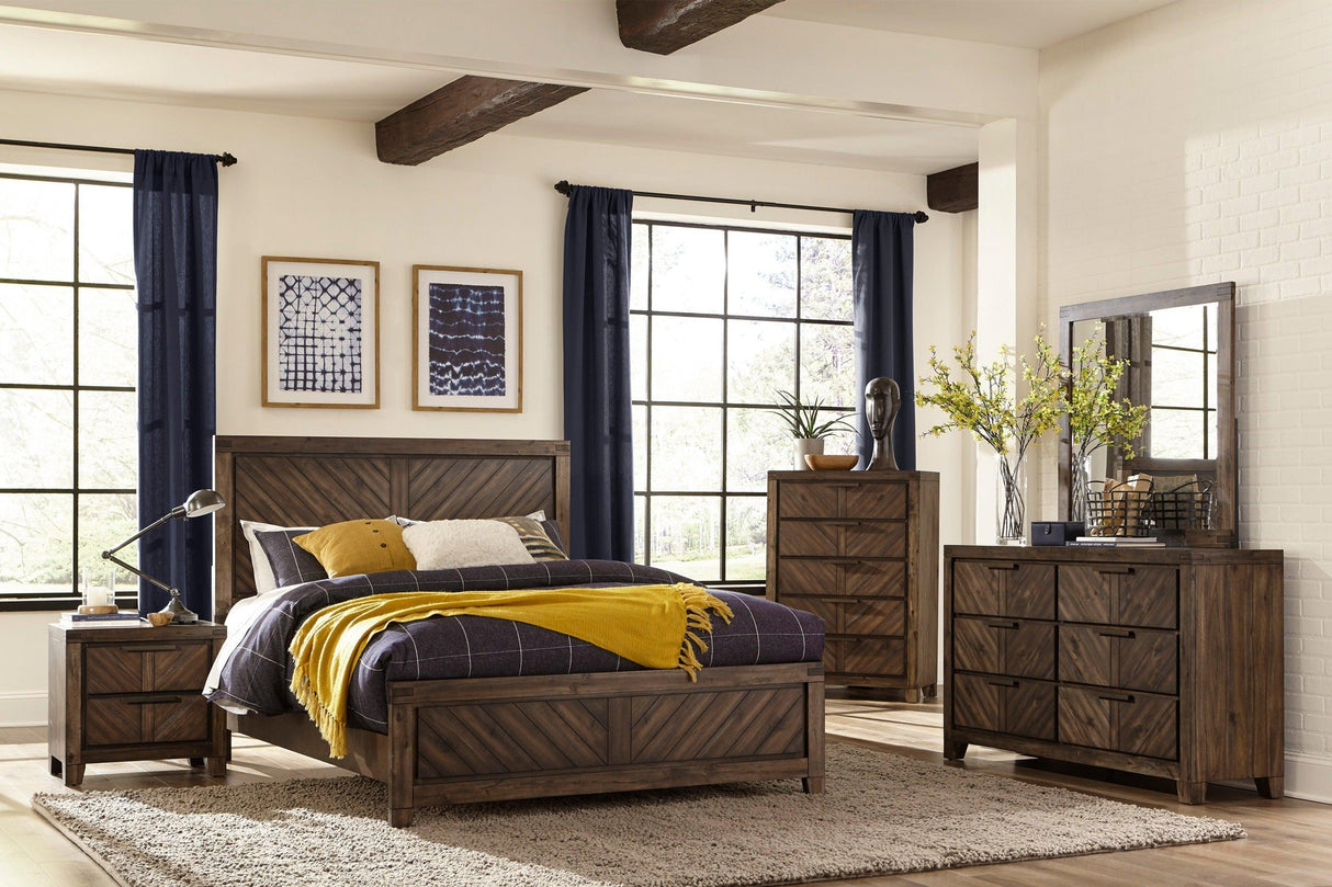 Parnell Rustic Panel Bedroom Set by Homelegance at Eve Furniture