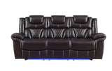 Party Time Brown 3-Piece Power Reclining Living Room Set by New Era Innovations at Eve Furniture