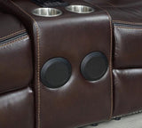 Party Time Brown 3-Piece Power Reclining Living Room Set by New Era Innovations at Eve Furniture