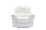 Party Time White 3-Piece Power Reclining Living Room Set by New Era Innovations at Eve Furniture