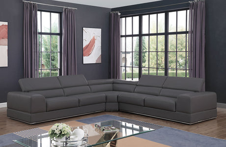 Pella Dark Grey Sectional by New Era Innovations at Eve Furniture