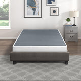Perrin White California King Mattress Foundation by Homelegance at Eve Furniture