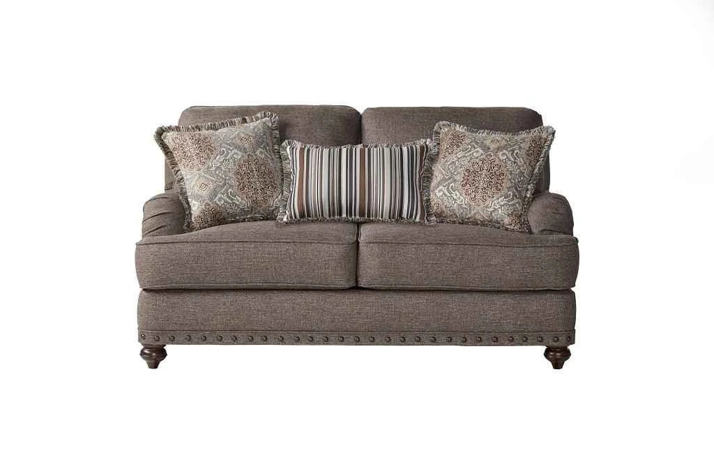 Phineas Driftwood Brown Sofa and Loveseat by New Era Innovations at Eve Furniture