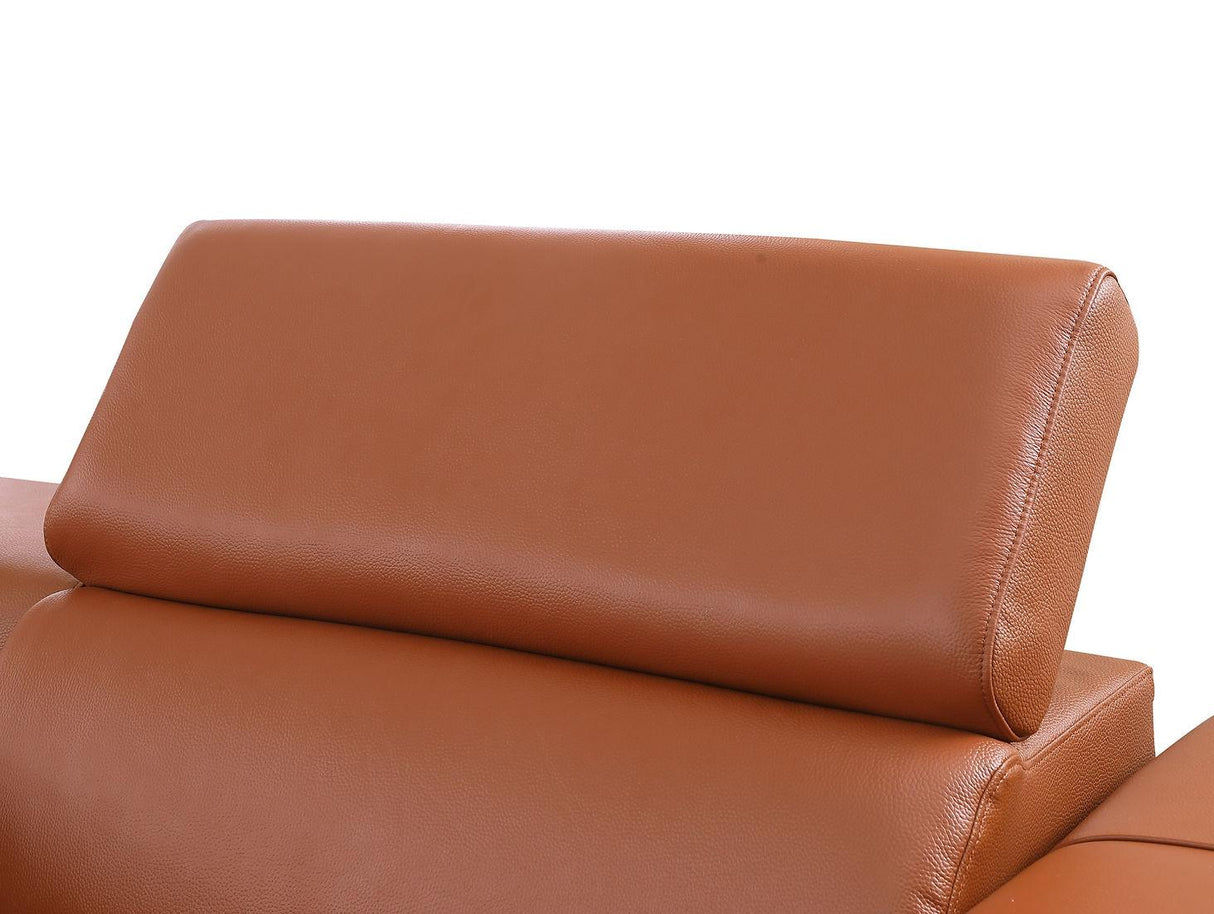Picasso Caramel 7-Piece 3-Power Reclining Sectional by New Era Innovations at Eve Furniture